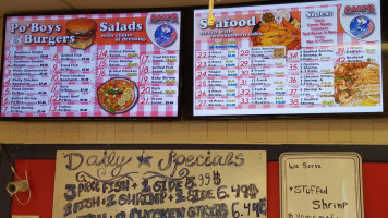 Sam's Southern Eatery menu