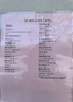 Cat Cloud Coffee menu