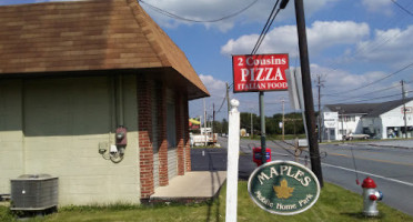 Two Cousins Pizza outside