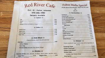 Red River Cafe menu