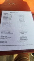 Sharon K's Cafe menu