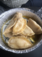 Mom Pop's Pierogies food