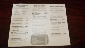 Jumbo And Delicious menu