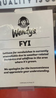 Wendy's food