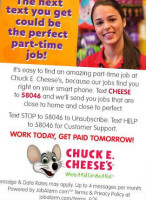 Chuck E. Cheese food