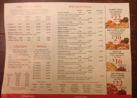 Scotty's Pizza menu