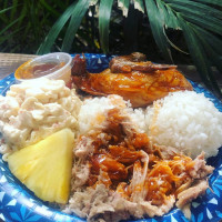 Mike's Kiawe Broiled Huli Huli Chicken food