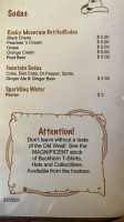 Buckhorn Exchange menu