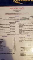 Hodge's Cafe menu