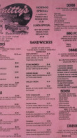 Smitty's Better Burger menu