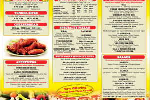 Chanello's Pizza menu