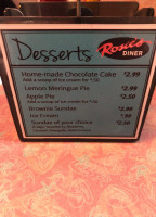 Rosie's Diner menu