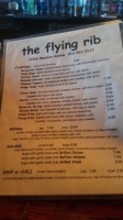 The Flying Rib menu