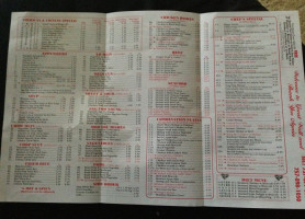 Great Wall menu