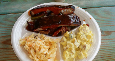 Old West B Que food