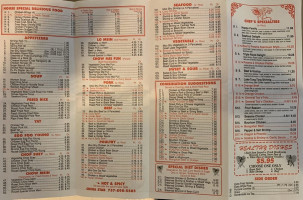 China Star menu