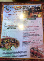 El Rodeo Family Mexican menu