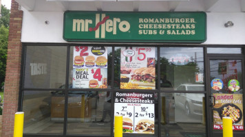 Mr. Hero outside