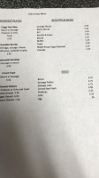 Linda's Diner menu