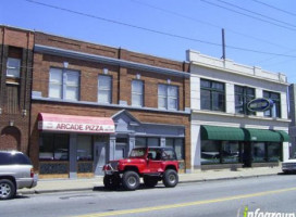 Arcade Pizza outside