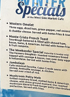 West Side Market Café menu