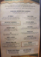 Balz Sports Cafe menu