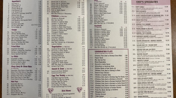 Asian Grill menu