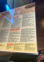 Gran Fiesta Mexican menu