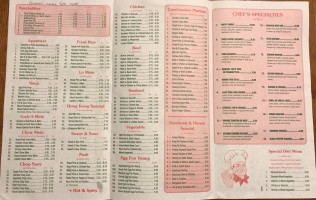 Hong Kong menu