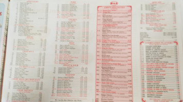 Golden Place Chinese menu