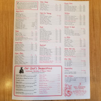 China King Chinese menu