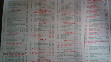 Szechuan Hot Wok menu