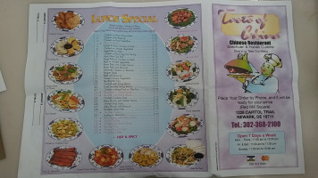 Taste Of China menu