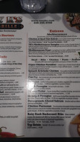 Tony K's Grille menu