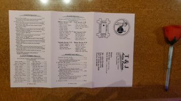 T J Asian Cuisine menu