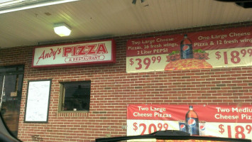 Andy's Pizza menu