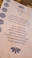 Pancho And Lefty's menu