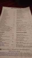 Grand Concourse menu