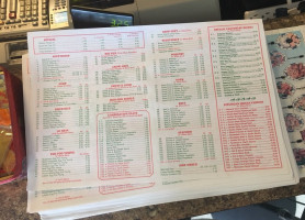 Dragon Express menu