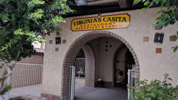 Virginia's Casita outside