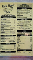 Baby Huey's Bbq menu