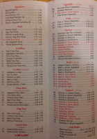 China King menu