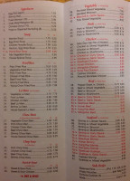 China King menu