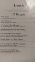 Cooks Station menu