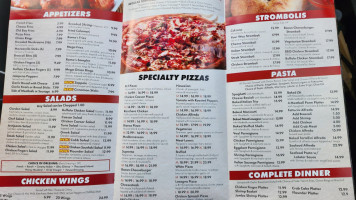 Pat's Pizza menu