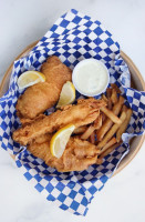 Pelican's Roost Fish Chips inside