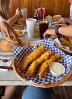 Pelican's Roost Fish Chips food