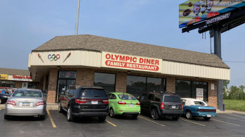 The Olympic Diner outside