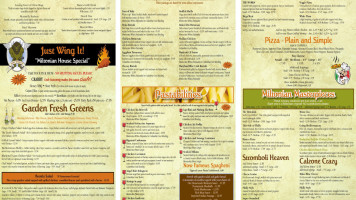 Miltonian Pizzeria Wing House menu