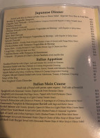 Bayfront menu